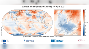 Europa registra el abril más frío desde 2003